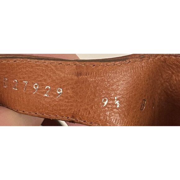 Cole Haan Women's 9.5 Brown Leather Open Toe Strappy Block High Heel Sandals - Picture 9 of 9